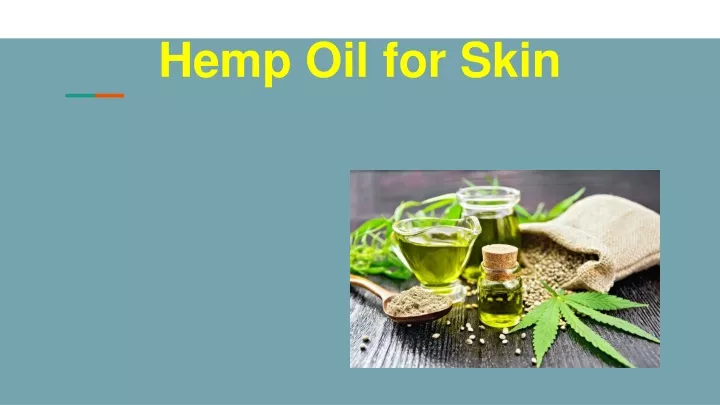 hemp oil for skin