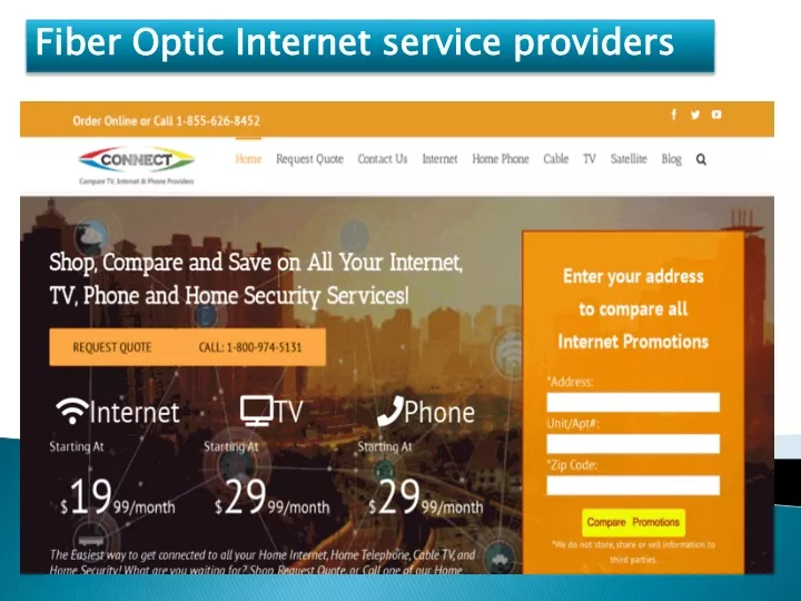 fiber optic internet service providers
