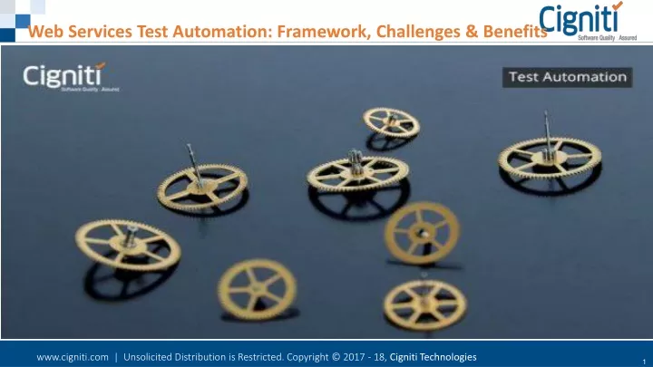 web services test automation framework challenges