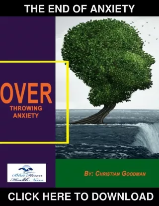 The End Of Anxiety PDF, eBook by Christian Goodman