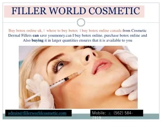 Dermal Filler Cosmetics Online