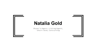 Natalia Gold - Real Estate Broker From Beverly Hills, CA