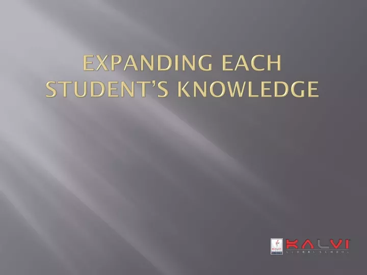 expanding each student s knowledge