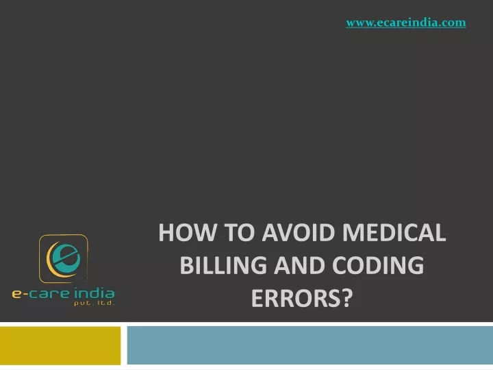how to avoid medical billing and coding errors