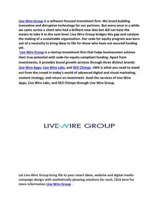 Live Wire Group