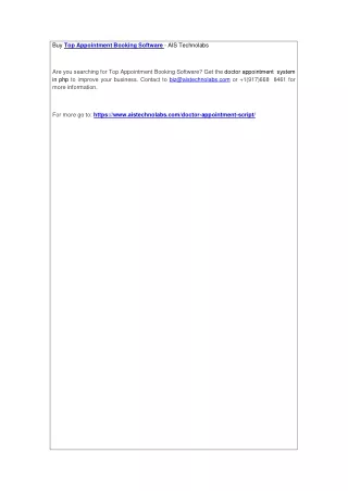 buy top appointment booking software