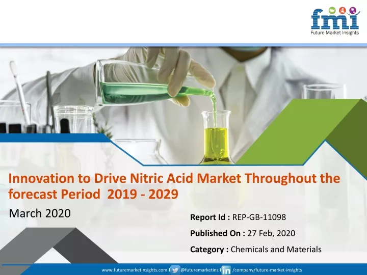 innovation to drive nitric acid market throughout