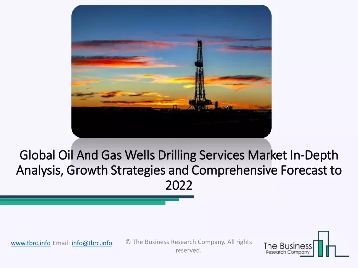 global oil and gas wells drilling services market