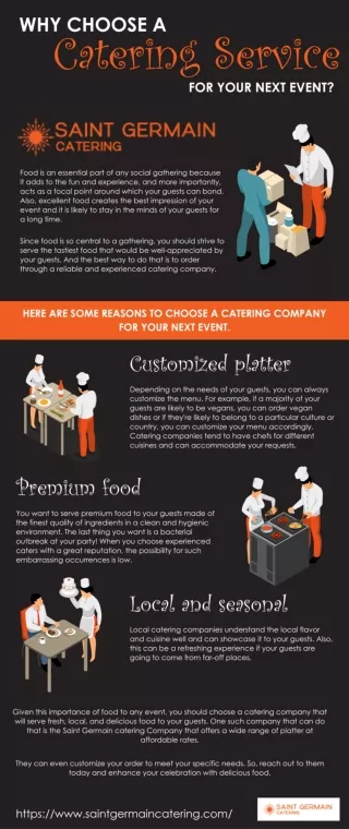 Why Choose a Catering Service for Your Next Event?