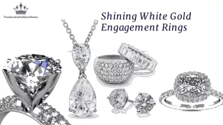 Amazing White Gold Engagement Rings