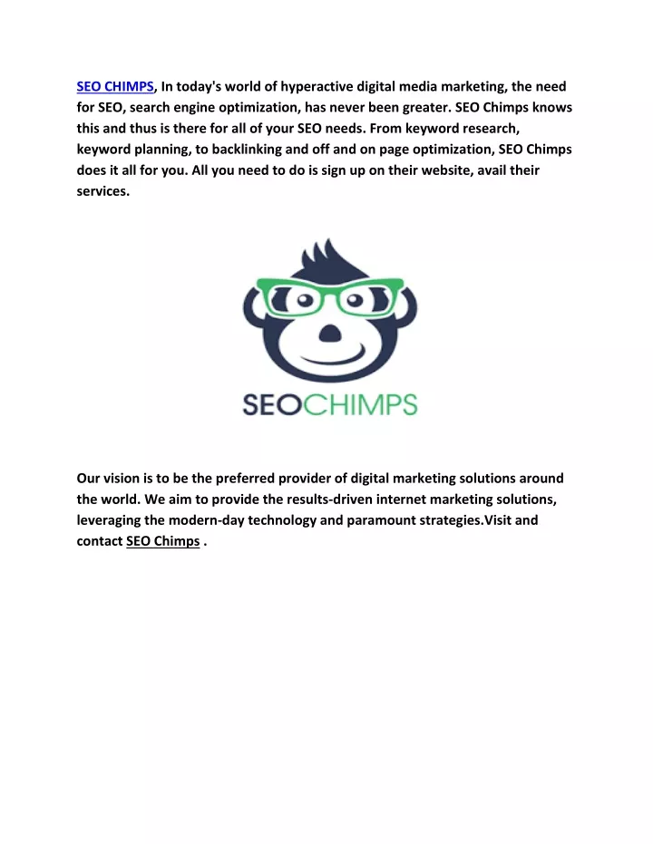 seo chimps in today s world of hyperactive