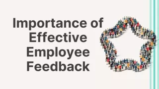 Importance of Effective Employee Feedback