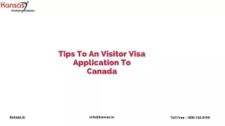 Canada Visitor Visa and Canada Tourist Visa Checklist