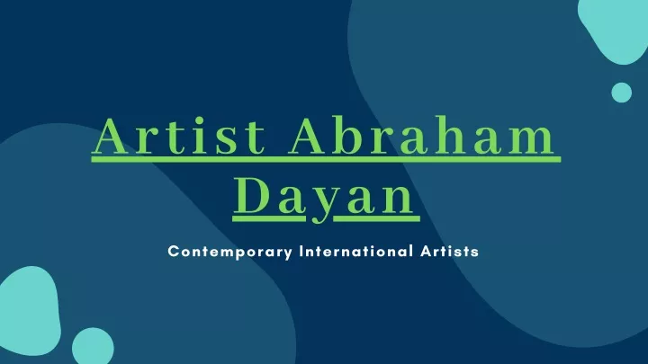 artist abraham dayan