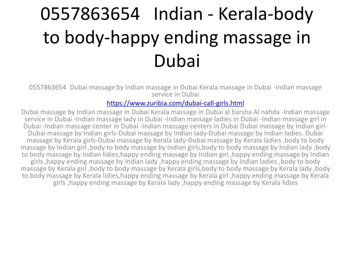 0557863654 indian kerala body to body happy ending massage in dubai