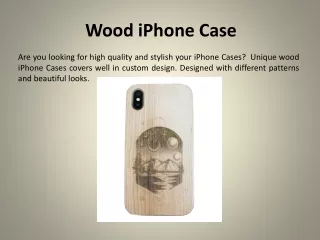 Best Wood iPhone Case