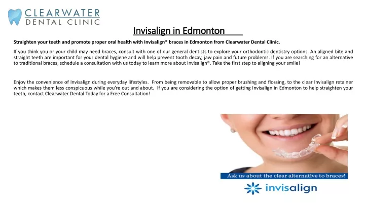 invisalign in edmonton