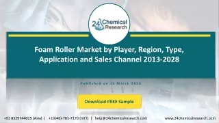 foam roller market by player region type