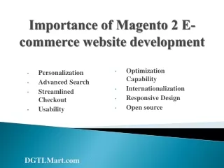 importance of magento 2 e commerce website development