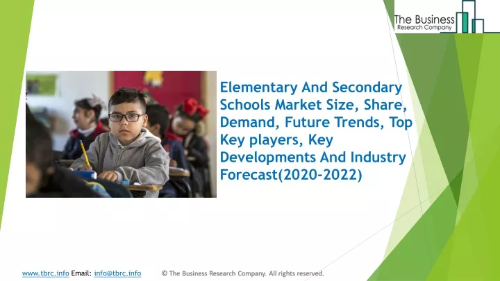 elementary and secondary schools market size