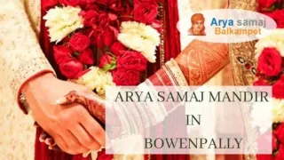 Arya Samaj Mandir In Bowenpally,Hyderabad