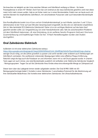 Suchst simple Lösungen für Elektrische Zahnbürste Empfehlung? Hör auf zu suchen!