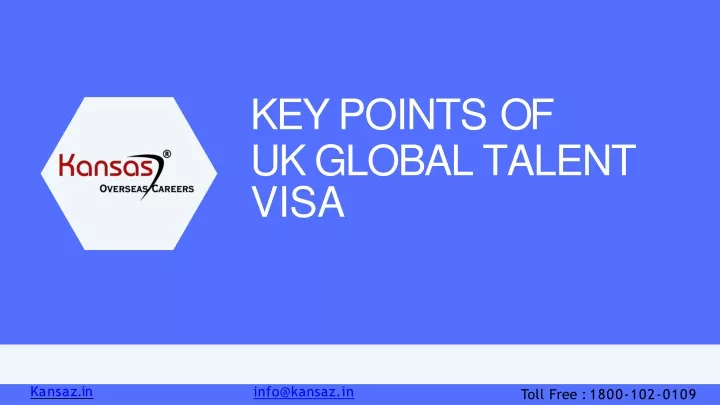 key points of uk global talent visa