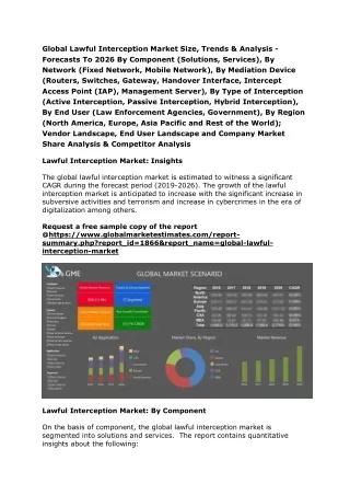 global lawful interception market size trends