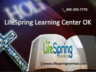 LifeSpring Learning Centre OK specially for Kids and Youth - LifeSpring