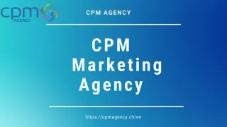 Best CPM Marketing Agency - CPM Agency