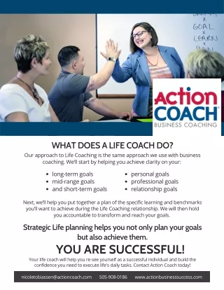 Practice Useful Life Skills | Action Coach Life Coach Albuquerque