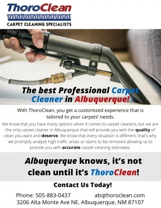 Best Carpet Cleaning Albuquerque | ThoroClean