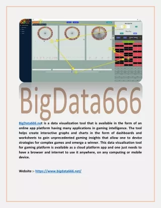 Roulette Data Analytics for Gaming - Bigdata666