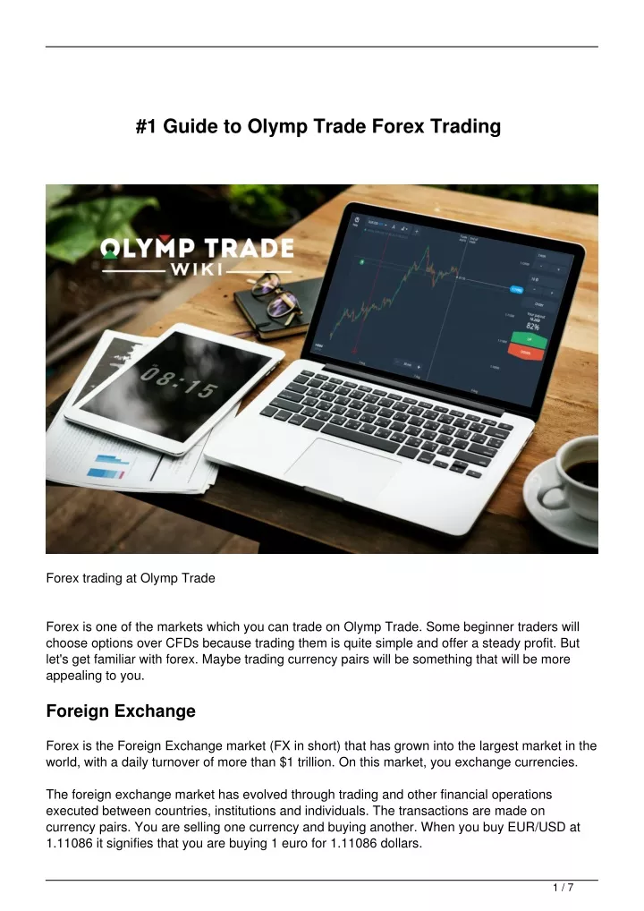 1 guide to olymp trade forex trading