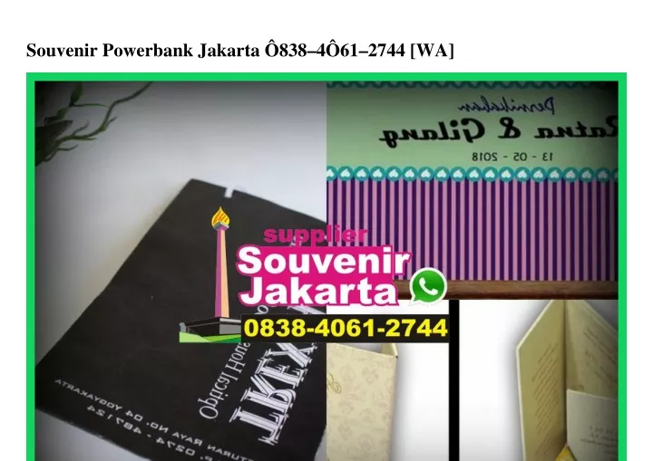 souvenir powerbank jakarta 838 4 61 2744 wa