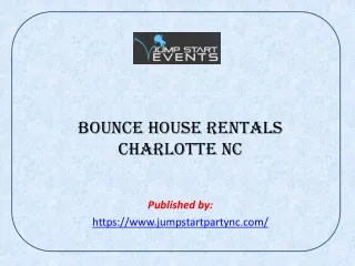 Bounce house rentals Charlotte NC