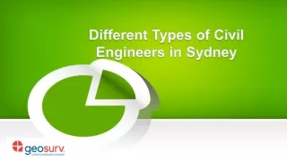 Different Types of Civil Engineers in Sydney