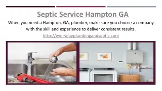 septic service hampton ga
