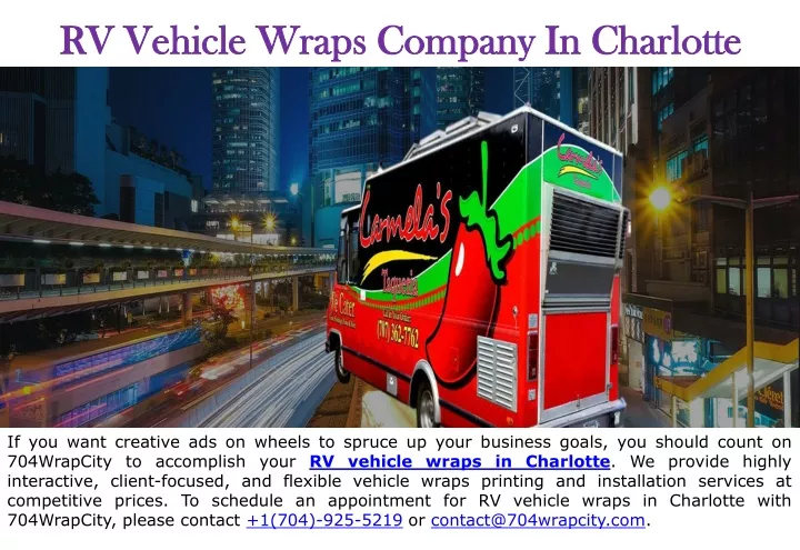 rv vehicle wraps company in charlotte