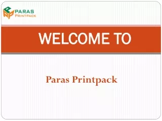 welcome to