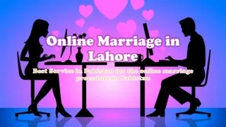 Get Know About Online Marriage Procedure in Pakistan