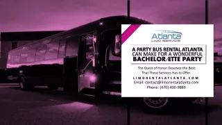 A Party Bus Rental Atlanta Can Make for a Wonderful Bachelorette Party
