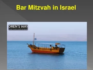Bar Mitzvah in Israel