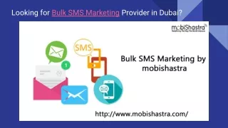 Are you looking for Bulk SMS Marketing Service with the feature of sending Integrated messages?