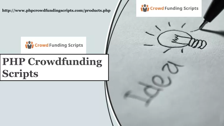 http www phpcrowdfundingscripts com products php