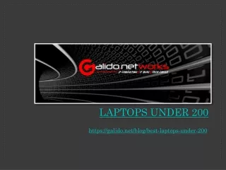 laptops under 200