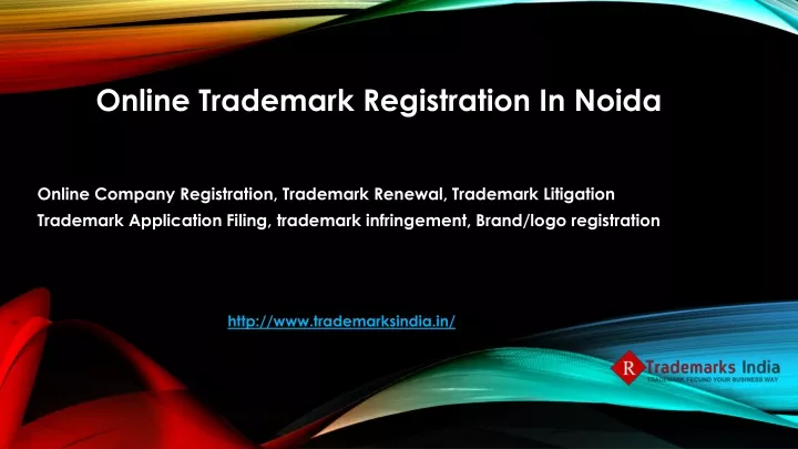 online trademark registration in noida