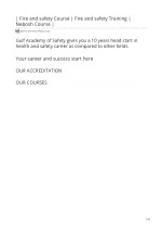 Fire and safety course - slide 1
