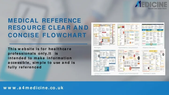 medical reference r e s o u r c e c l e a r a n d concise flowchart